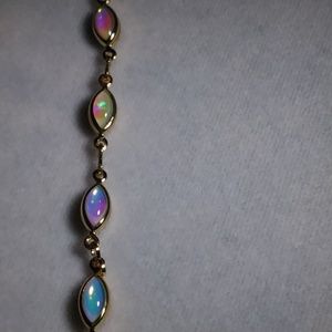 18K Gold & Swarovski Crystal Necklace